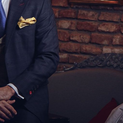 elegant man in suit