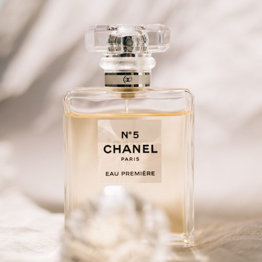 bottle of Chanel 5 perfume